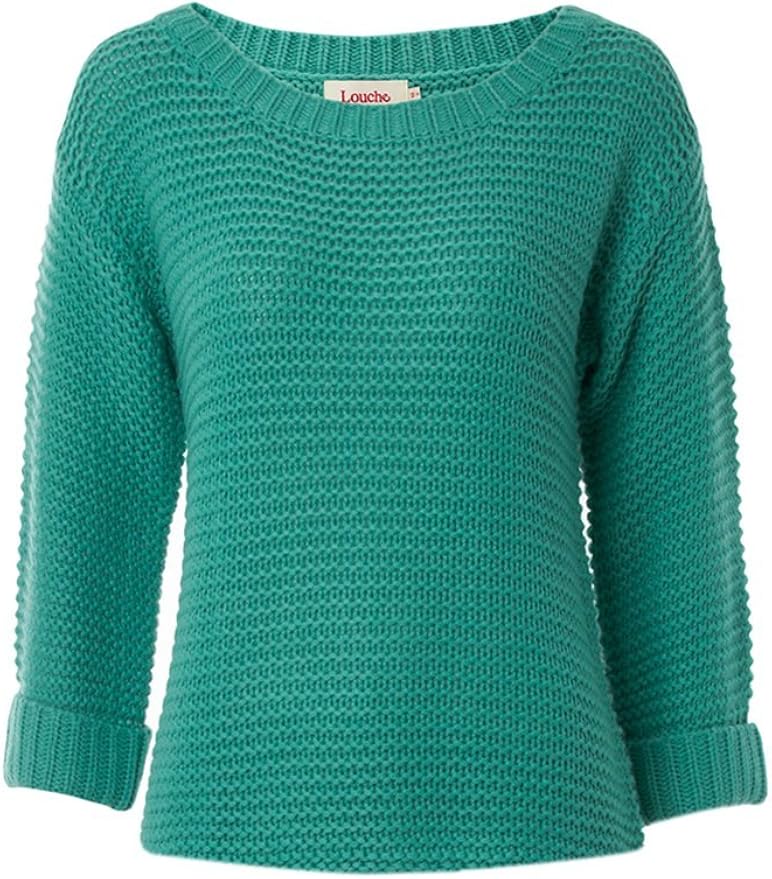 Teal Green Chunky Knit Jumper 14UK Amazon.co.uk Clothing