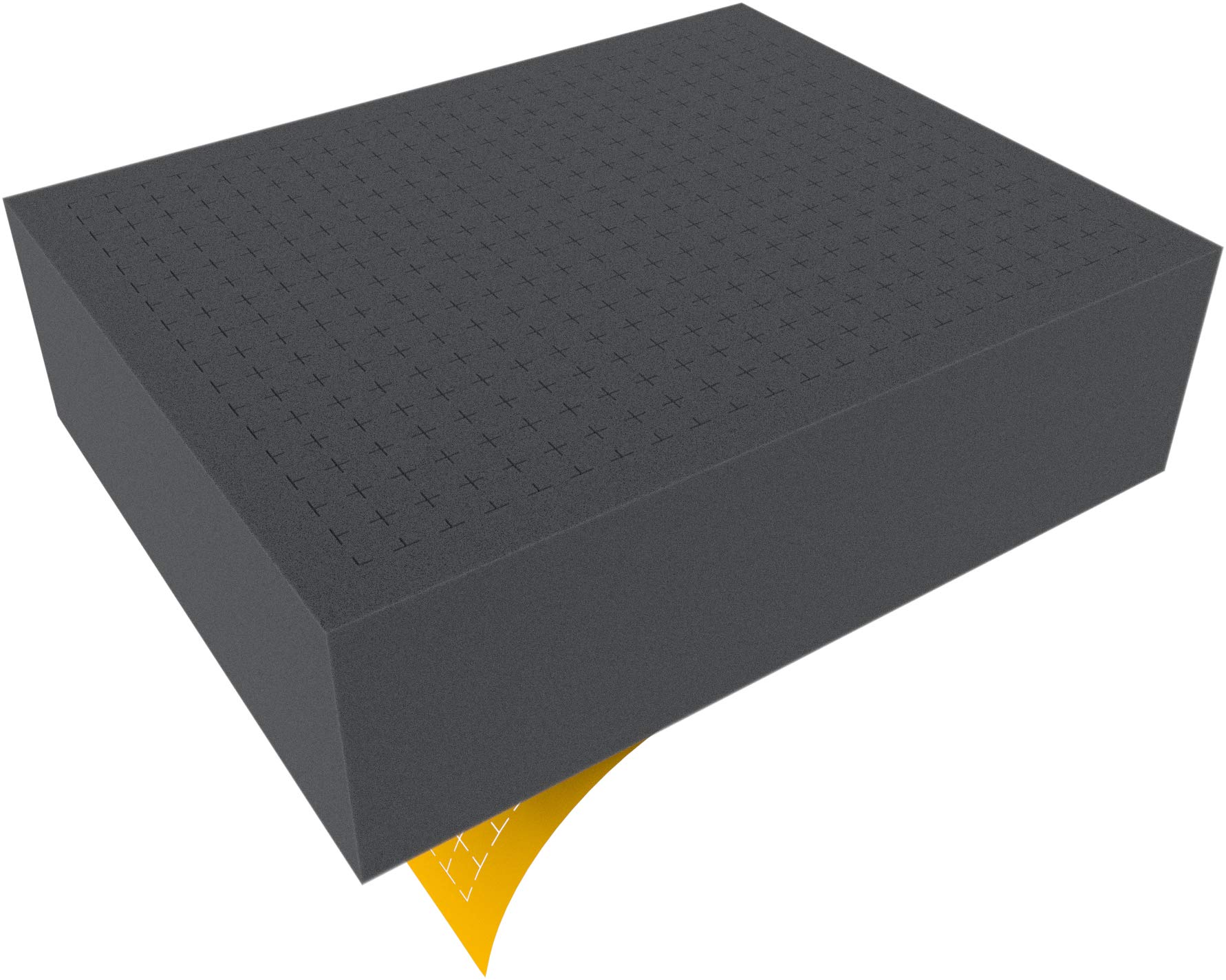Photo 1 of FS100RS-Bundle 100 mm (4 Inch) Customizable Pick Pluck Foam for All Kind of Using self-Adhesive with Separate Bottom