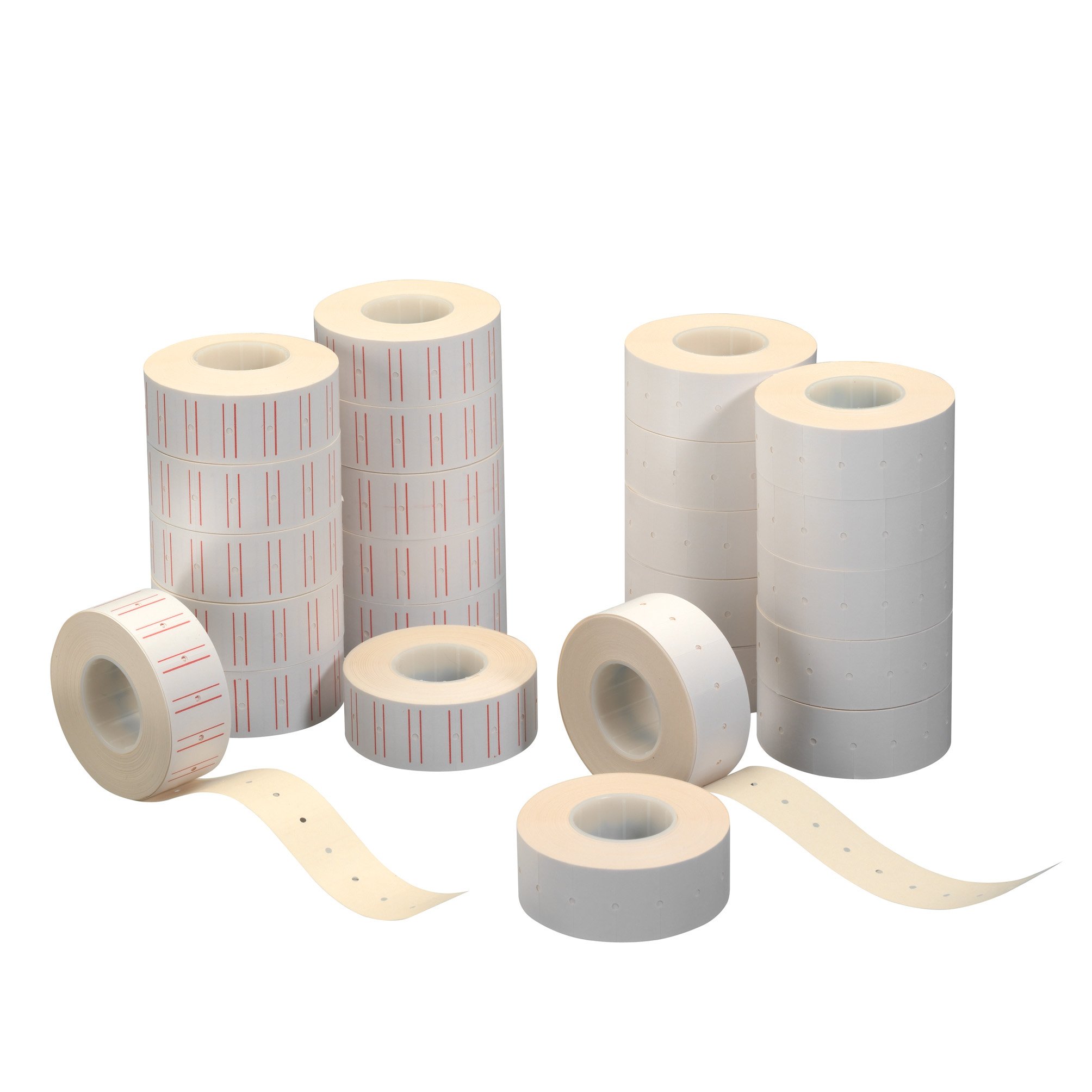 Herlitz 1605294 Pricing Labels White 1 Line 12 Labels per Roll — image 1