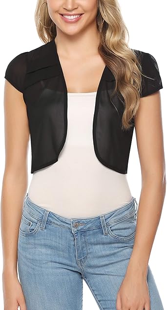 short sleeve dress jackets