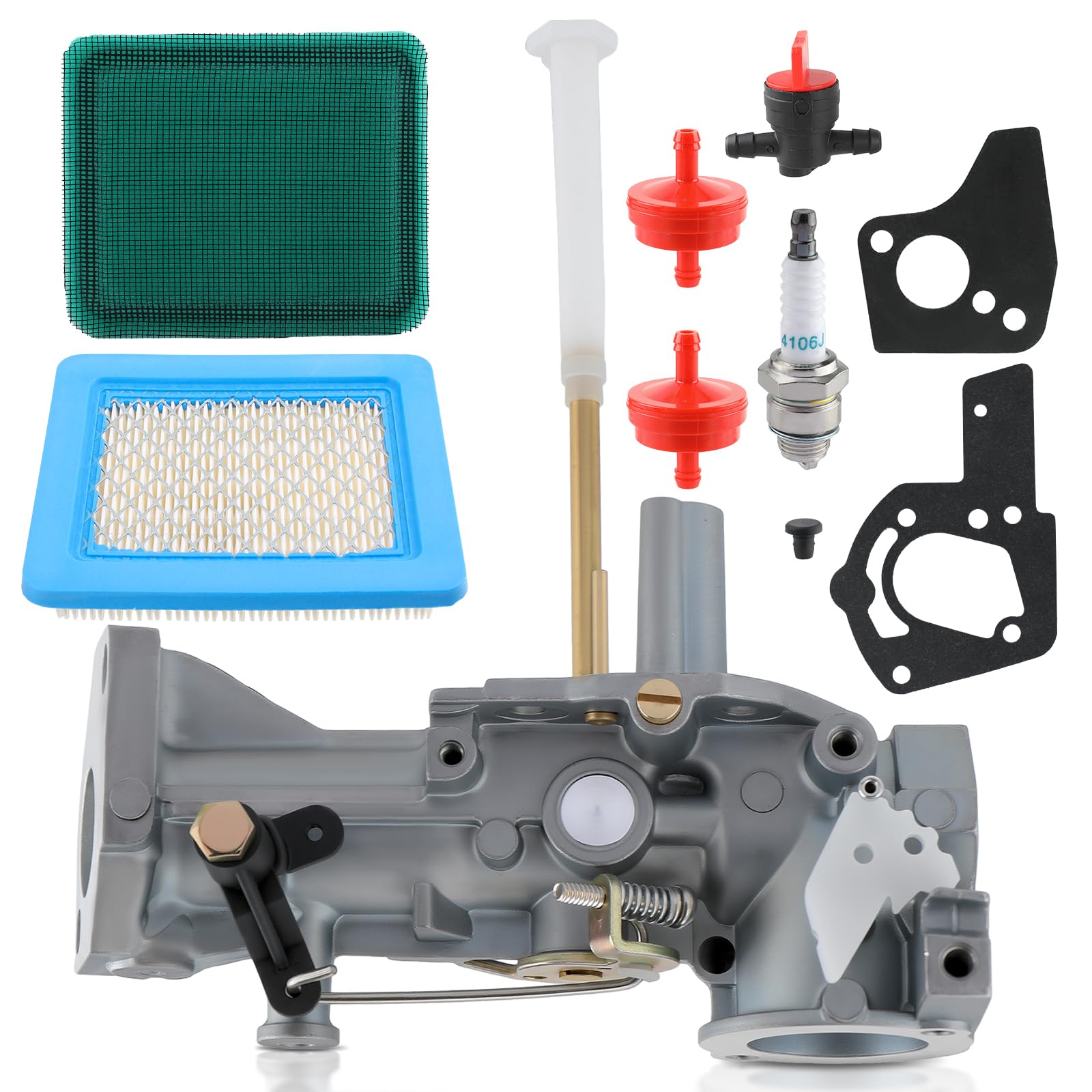 Photo 1 of Carbbia 498298 Carburetor for 5hp 5.5hp 130202 135202 135292 137202 498298 492611 for Craftsman for MTD Rototiller Chipper Shredder