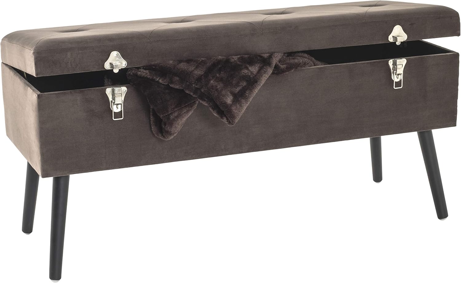 Haku Mobel Seat Chest Mdf Taupe 106 X 40 X 52 Cm Amazon Co Uk Kitchen Home