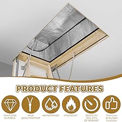 Attic Tent Insulation Cover with Zipper