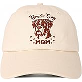 InnoBeta Boxer Dog Gifts for Women, Boxer Hat, Funny Adjustable Embroidered Dog Lover Baseball Cap for Women