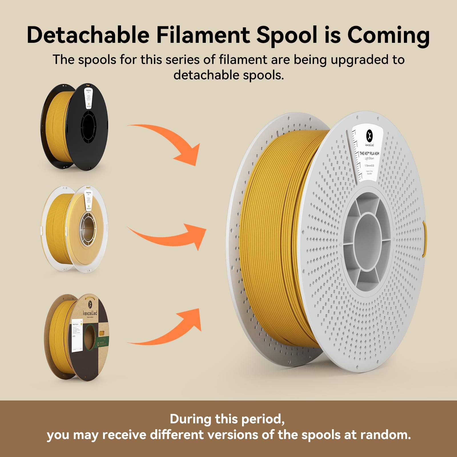 kexcelled PLA Matte Kirschrot Filament 1,75mm +/-0,03mm, Matt Textur Finish Farbe, Ästhetische Materialien für FDM 3D Druck, 1kg Rolle Spule 5