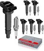 Amazon.com: Set of 6 Ignition Coil Packs and Spark Plugs for