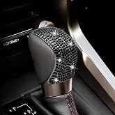 Zhizhong Bling Shift Gear Lever Accessories for Lexus 16-18 ES350 | 15-22 NX300 16-22 RX350 14-22 IS250 IS300 IS350 15-22 RC300 RC350 16-22 GS300 GS350 (Black)