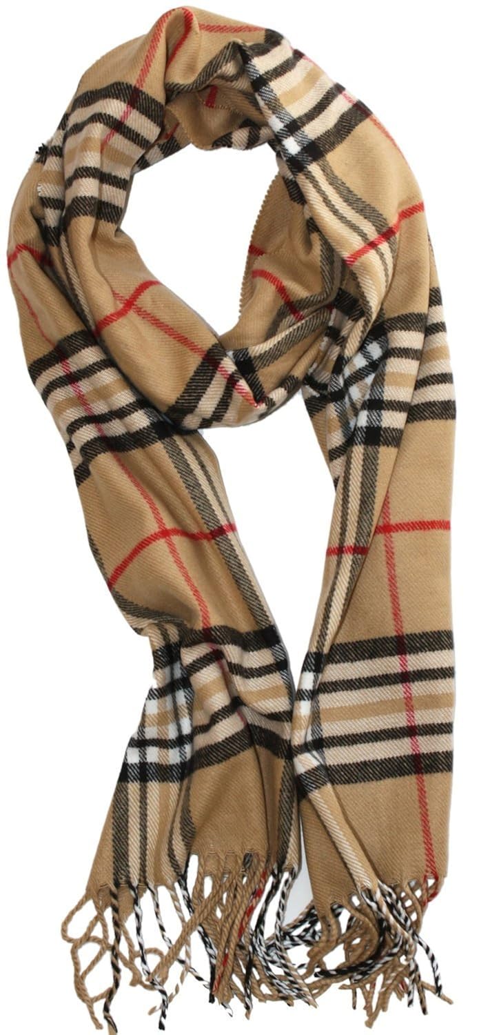 scarf (weavers villa-twill pashmina plaid trendy checks summer / autumn season scarves, stoles, wraps)