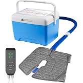 Kokoslo Cold Therapy Machine for Knee with Programmable Timer, Knee Pad | FSA Eligible HSA, Knee Ice Machine For ACL/TKR/Sports injuries, 9-QT Hard Cooler, Leak-Proof Design, Reduce Swelling