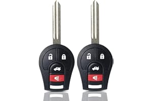 MechanMagic Key Fob Remote Replacement Fits for Nissan Sentra 2013-2019/Rogue 2008-2015/Versa 2007-2015/Armada/Maxima/Murano/Infiniti FX35 FX45 CWTWB1U816 Keyless Entry Remote Control ID46 CHIP