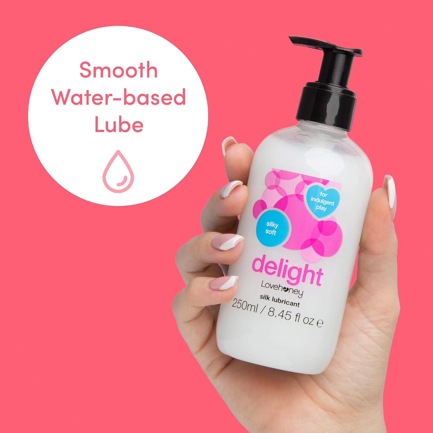 Lovehoney Delight Water Based Lubricant - White Lube Gel - 250ml - Image 3