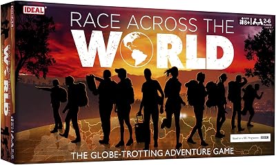 Ideal Race Across the World Board Game | Globe-Trotting Family Adventure 2-6