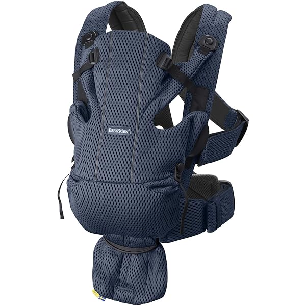 Amazon.com: BabyBjörn Baby Carrier Harmony, Navy Blue, 3D