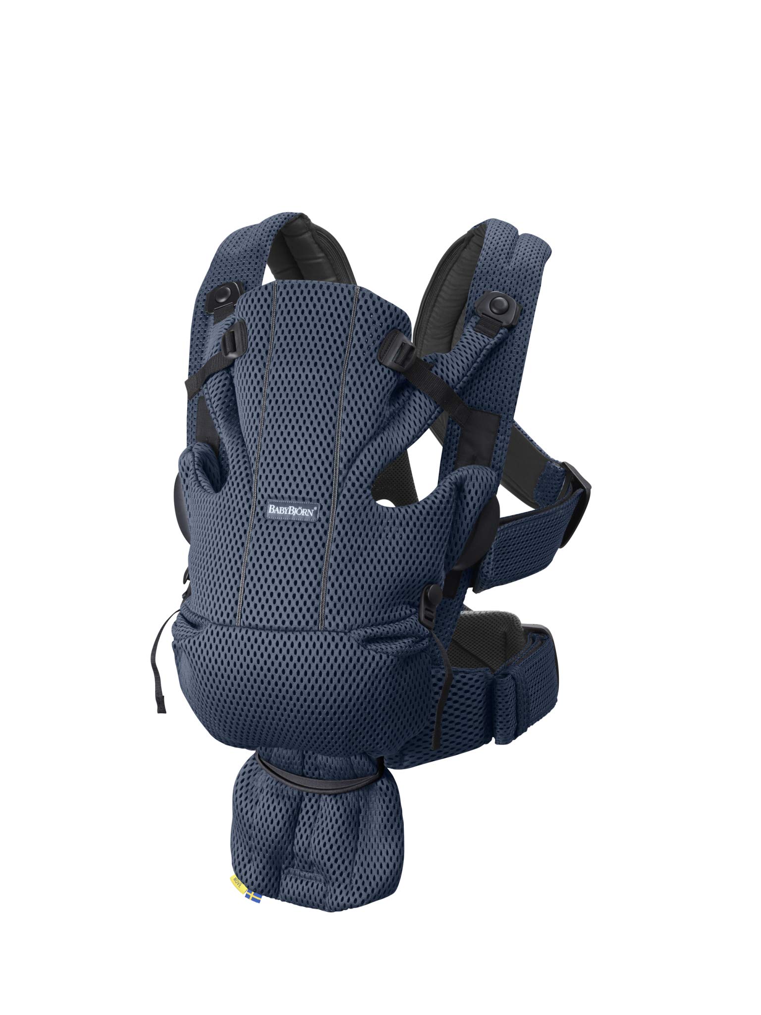 BabyBjörn Baby Carrier Free, 3D mesh, Navy Blue Image BabyBjörn Baby Carrier Free, 3D mesh, Navy Blue Image
