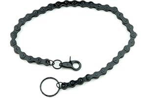 Black Bike Wallet Chain Bikers Punk Goth Bikers Style Jean Keychain