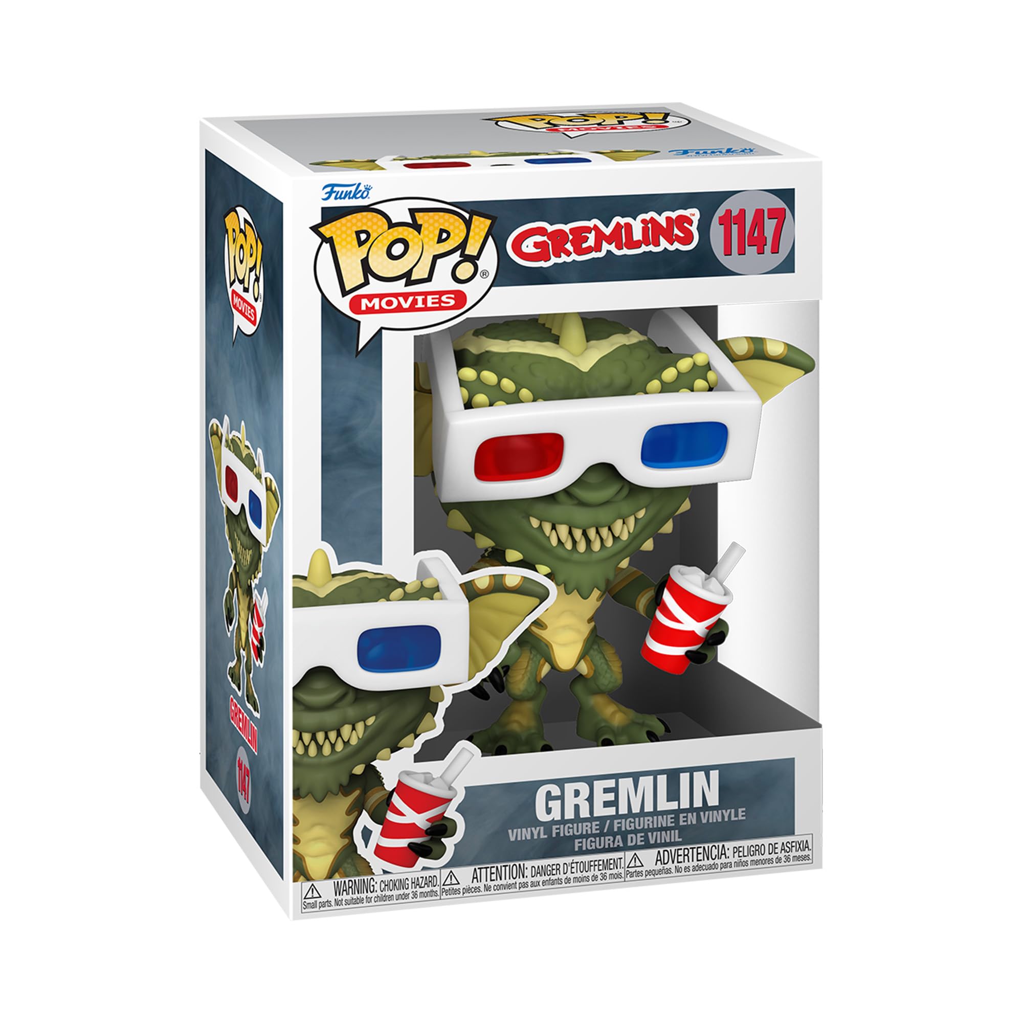 Funko Pop! Movies: Gremlins-Gremlin With 3D Glasses - Collectable Vinyl Figure - Gift Idea - Official Merchandise - Toys for Kids & Adults - Movies Fans - Model Figure for Collectors and Display