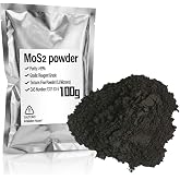 MoS2 Powder, 99% Pure Molybdenum Disulfide Powder, Dry Lubricant | 100g(3.5oz)1.3 Micron, Wear Reduction Metal &amp; Gear Protection Bearing Compatible Grease Blending