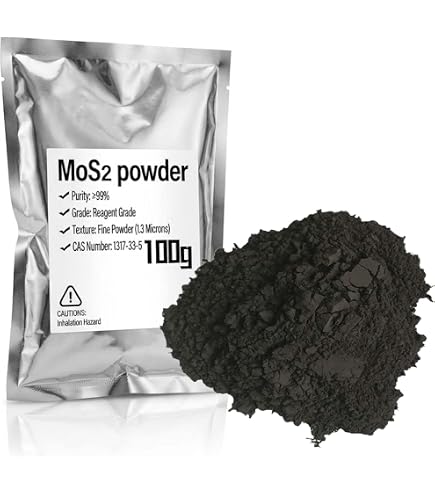 MicroLubrol 2 oz Molybdenum Disulfide Moly MoS2 Powder 1.3 Micron