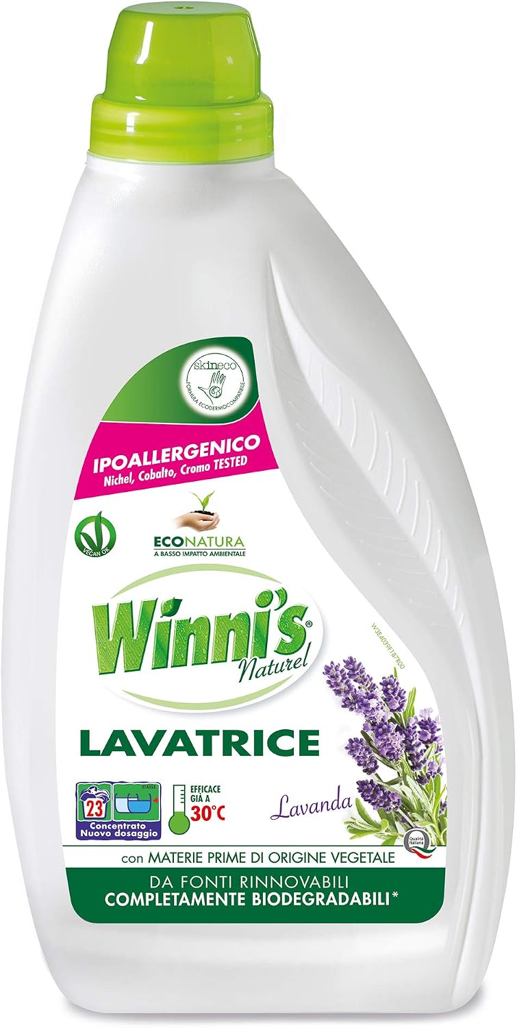 WINNI'S Lavender Washing Machine Liquid 23 Sizes 1150 ml, 1.15 l (Pack of 1)