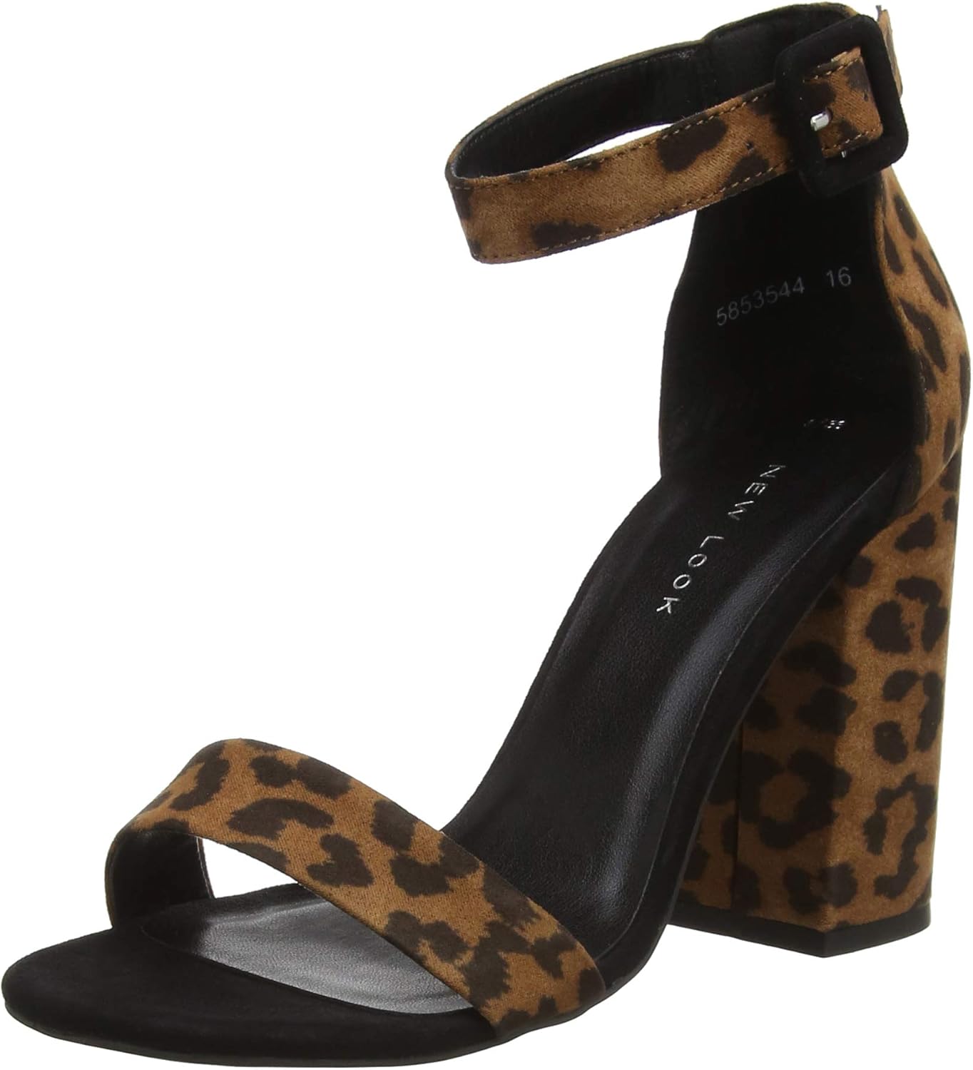 new look leopard print wedges