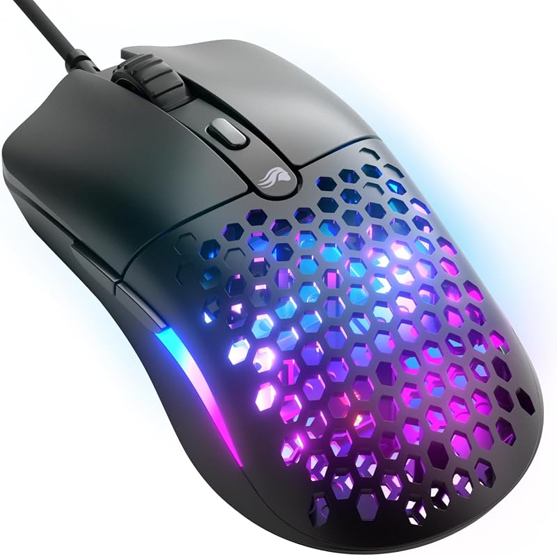 GLORIOUS Model O Eternal Ultralight RGB Wired Gaming Mouse 55g 12K DPI