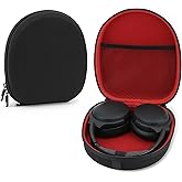 Linkidea Headphones Carrying Case Compatible with Bose 700, QC45, QuietComfort 35, QC25, QC2, Replacement Protective Hard Shell Travel Bag with Cable, Charger Storage (Black)