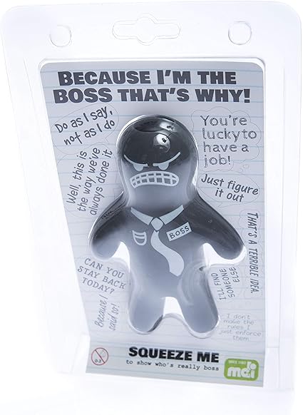 stress ball person boss