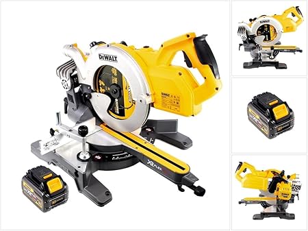 Dewalt Dcs 778 Xr Flexvolt 54 V Scie A Onglet Radiale Sans Fil 250 Mm 1x Batterie Dcb 6 0 Ah Li Lon Sans Chargeur Amazon Fr Bricolage