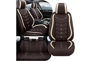 Car Seat Covers Fit for Honda 2000-2026, Stylish Sport Seat Covers, Waterproof Wear-Resistant Premium Nappa Leather Car Seat 