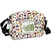 MAOFAED Literary Book Inspired Gift, Literature Crossbody Bag for Book Lover, Light Academia Gift, Bookish Merchandise(gable island)