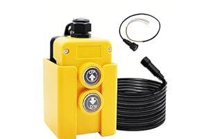 GENERIC ParnicoTech 3 Wire 12V Remote Control Switch for Single Acting Hydraulic Pumps, Dump Truck Trailer Hoist Lift Gate Power Unit Controller