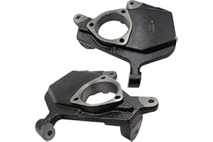 1409KMT KMT 2" Drop Lowering Spindles Set Compatible with 1999-2006 Chevy Silverado 1500, GMC Sierra 1500. 2000-2006 Tahoe, Suburban, Avalanche, Suburban, Yukon/Yukon XL - 2WD / 4WD / AWD