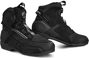 SHIMA Edge Motorcycle Riding Shoes Men Women Ventilated Waterproof Leather Boots Summer Suede ATOP Street Sport Stealth