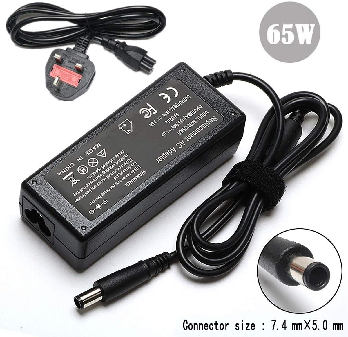 SIKER 65W 18.5V 3.5A Replacement AC adapter Laptop Power Supply For HP