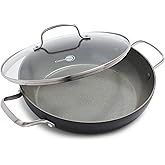 GreenPan Chatham Hard Anodized Healthy Ceramic Nonstick, 11" Everyday Frying Pan Skillet with 2 Handles and Lid, PFAS-Free, D