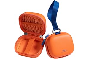 Mini Hard EVA Carrying Case for Action Cameras | Waterproof Protective Storage Bag Compatible with DJI OSMO Action 6, Hero Se