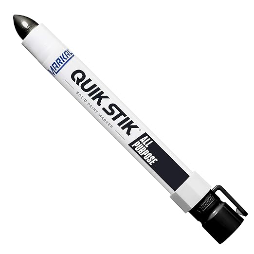 Markal 61050 Quik Stik Twist Long Lasting Solid Paint Marker Black Pack Of 12 Industrial Scientific Amazon Com