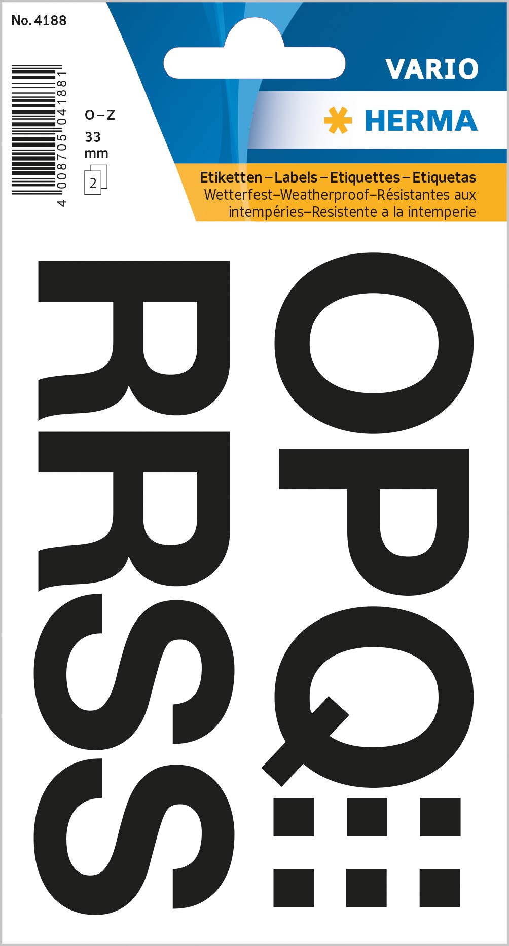 HERMA 4188 self-adhesive label - self-adhesive labels