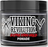 Viking Revolution Hair Pomade Extreme Hold Men Water Based High Shine Wax 118ml view 1