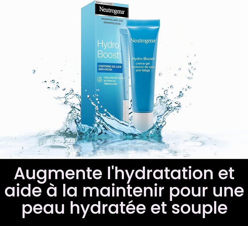 , Hydro Boost Crema Gel Contorno Ojos Anti, Fatiga, 15 ml