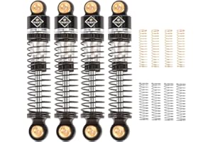 FEDCO SCX24 Shocks 47MM Oil-Filled Shocks Absorber Long Travel Threaded Oil Damper For Axial SCX24 Upgrades 1/24 RC Crawler