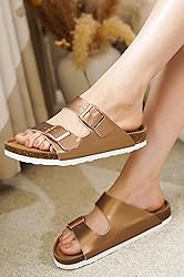 Project Cloud Genuine Leather Flat Sandals Women