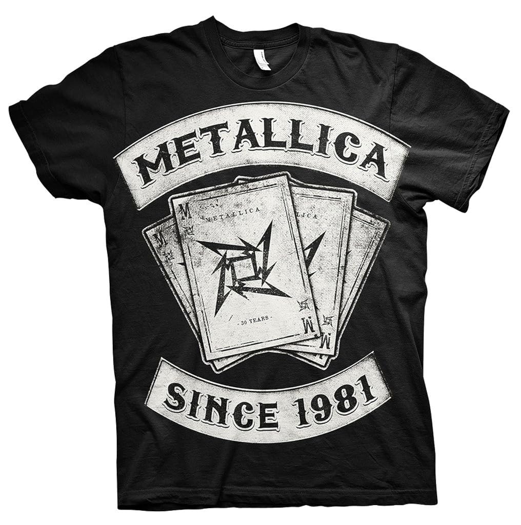 Metallica Since 1981 Dealer Rock Heavy Metal Tee T Shirt S Unisex 3509