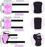 MHJY Kids Helmet and Pads Set with DIY Stickers Unicorn 3-8 Years view 6