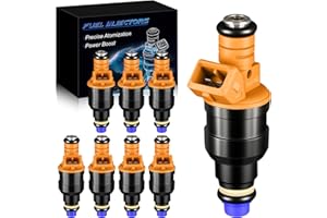 YZHIDIANF Upgraded 0280150943 Fuel Injectors Fit For:-Ford F150 4.6L 1997-2003 5.4L 1997-2002 For:-Mustang 1996-2004 F250 F350 E150 E250 E350 Bronco, For:-Lincoln Navigator, 5.0L 5.8L (8 Pcs)