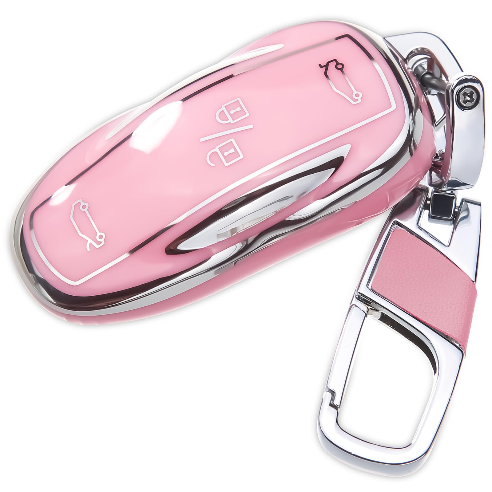 Photo 1 of 0BT59 for Tesla Key Fob Cover Keychain Key Shell Accessories Fit for Tesla Model 3/Y/S