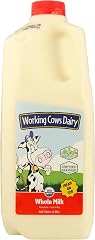 Working Cows Dairy, Organic Milk Whole Cream Top, 64 Fl Oz