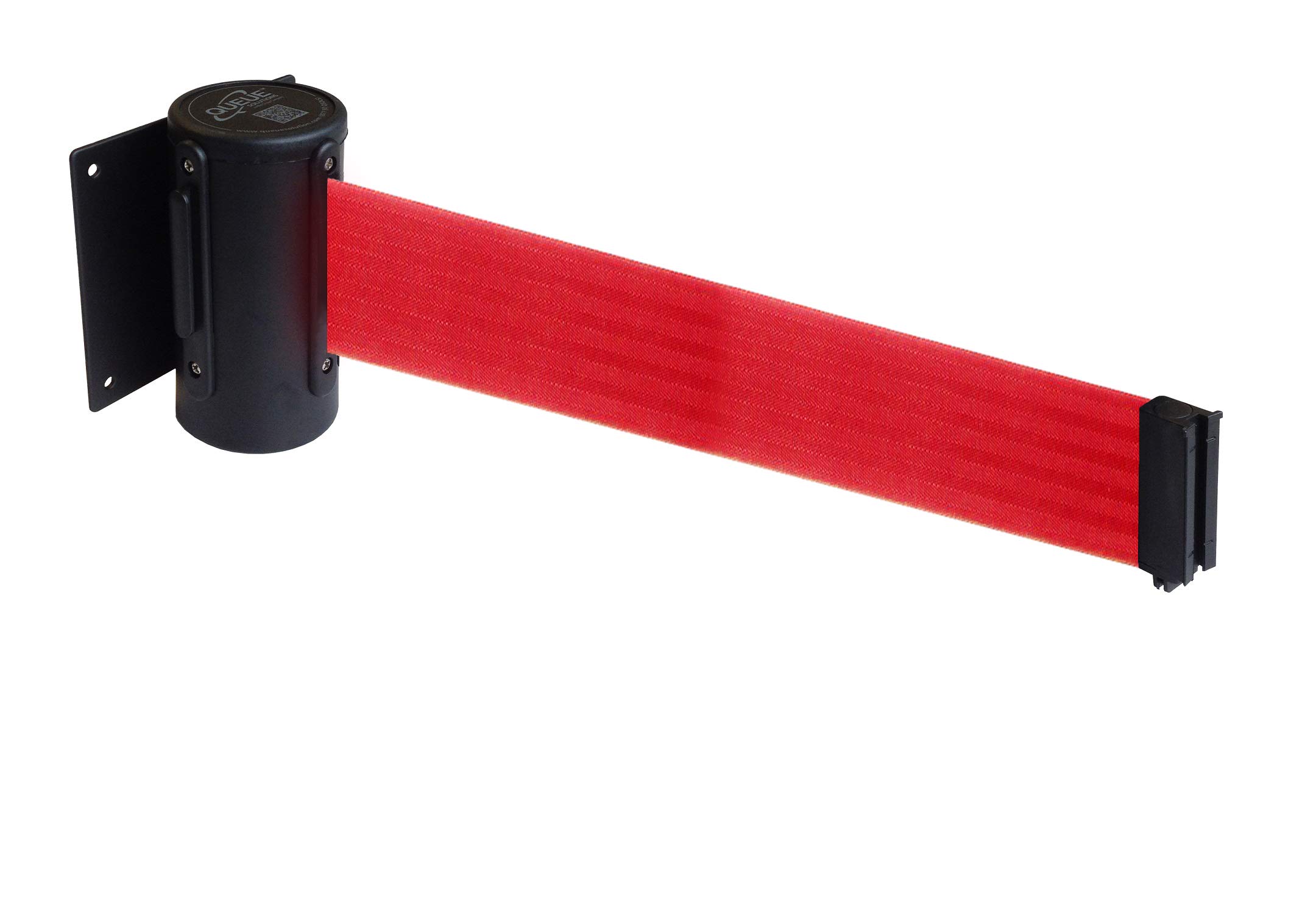 Flexibarrier Wall Mount with Barrier Tape 2.3 m / 4.5 m (2.3 m, Black/Red)
