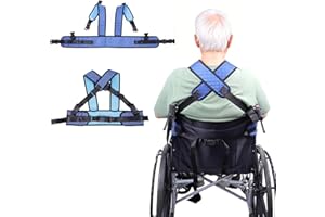 OUWERALL Wheelchair Seat Belt for Adults - Nursing Home Safety/Elderly Fall Prevention/Daily Care, Adjustable 40" Length with
