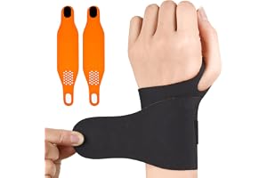 2PCS Ulnar Wrist Brace for Right & Left Hand, Ultra-Thin Elastic Wrist Wrap Compression for TFCC Tear and Repetitive Wrist Use Injury, Wrist Support for Carpal Tunnel, Tendonitis, Pain Relief (Black)